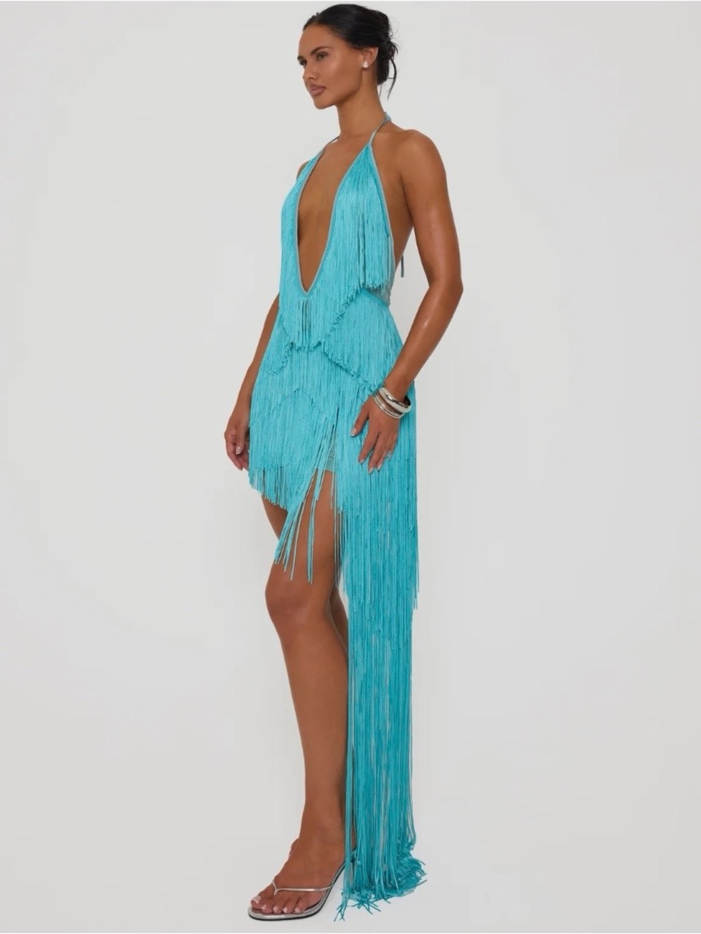 A Vintage Fit Fringe Dress